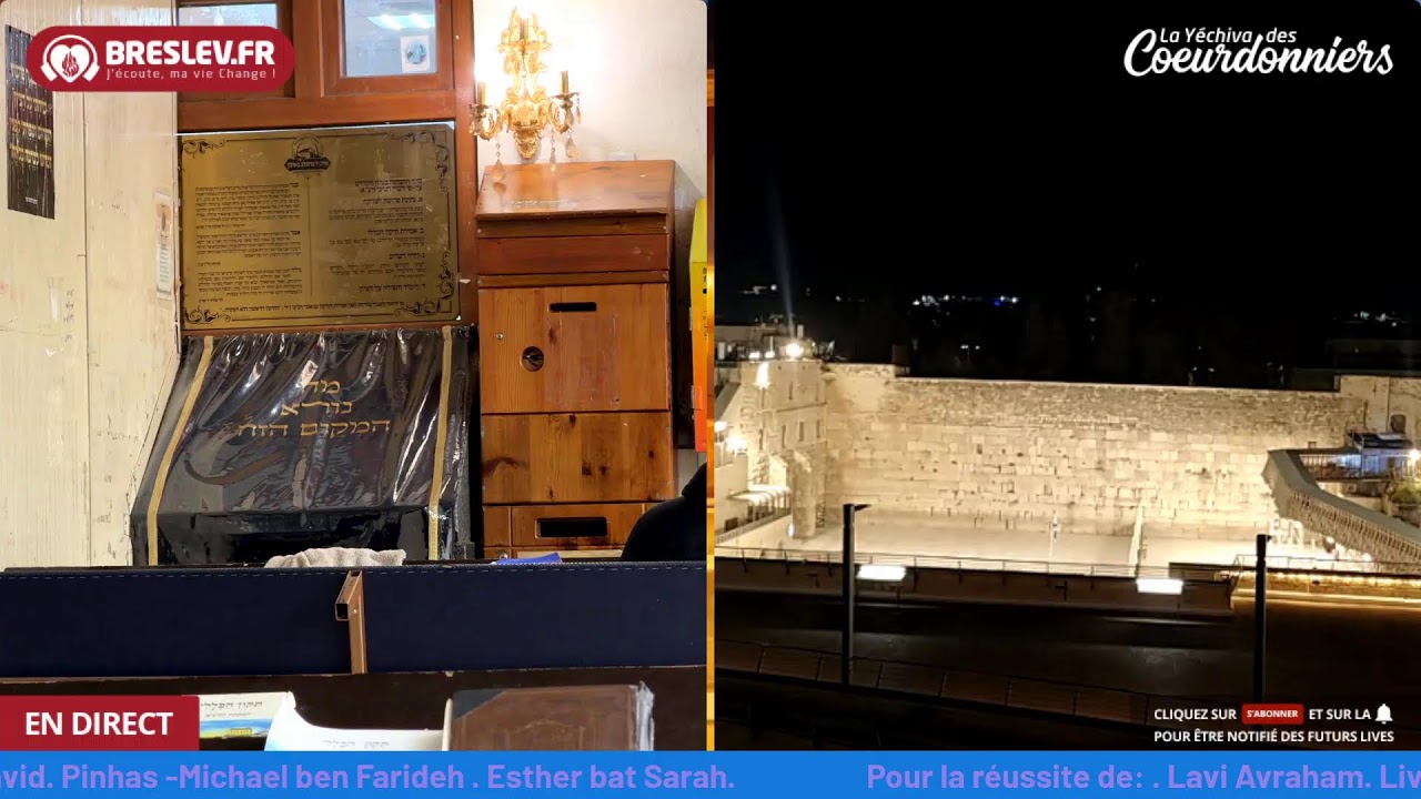 Tikoun Haclali ensemble - 13 mars  - Breslev- Ouman