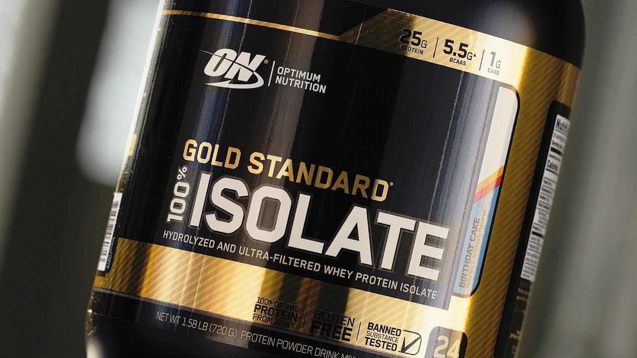 Optimum Nutrition Gold Standard 100% Isolate, Rich Vanilla, 1.58 lb (720 g)  