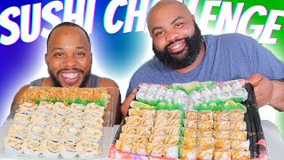 1OO PIECES OF SUSHI CHALLENGE BY @PR GANG | FRITZ FAMILY ENT