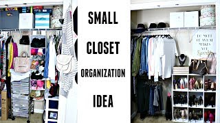 Small Closet Organization Idea, I have to declutter the small closet in my beauty room, I need it to be functional and user friendly. I 