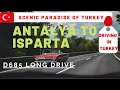 Antalya to Isparta Long Drive || D685 Most Beautiful Landscape of Turkey || Driving in Turkey