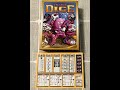Octodice (roll and write version of Aquasphere)