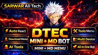 Dtec Mini Bot 2026 Whatsapp Mini Bot Deploy On Vps Website Full Tutorial Deployment Step-By-Step