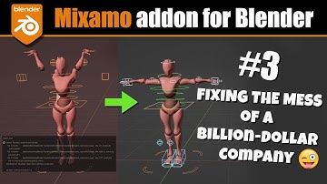 Mixamo & Blender #3 - Get ALL Mixamo characters to work with the Mixamo Addon