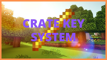 Minecraft Bedrock Edition- Crate Key System with Command Blocks!!
