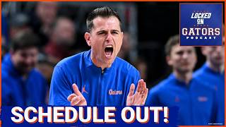 Florida Gators Basketball Schedule RELEASED - Kentucky Wildcats for Senior Day!