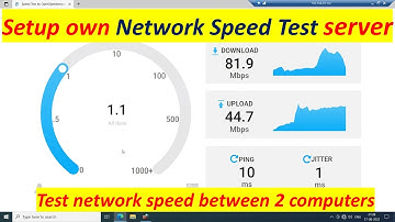 How to setup own network speed test server #speed test #techiezero