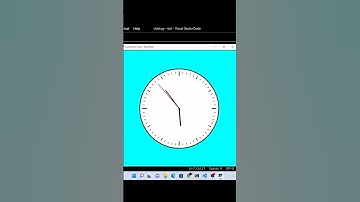 Clock Animation using Turtle and  Python programming. #shorts #coding #python #turtle #tech