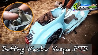 Setting Pengapian Dan Karbu PTS Vespa Sultan Sidoarjo || PDW Speed