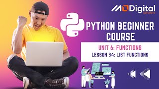 Casharka 34aad | List Functions || Barashada Aasaaska Python