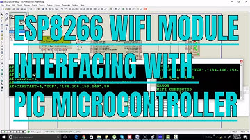 ESP8266 wifi module interfacing with pic microcontroller