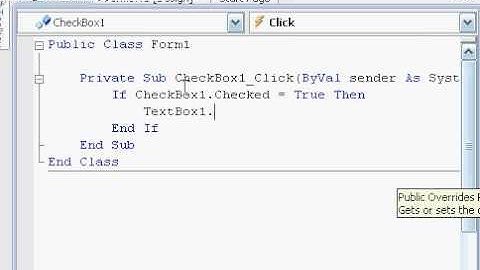Visual Basic 2008 Tutorials Five - Hide and Show Functions