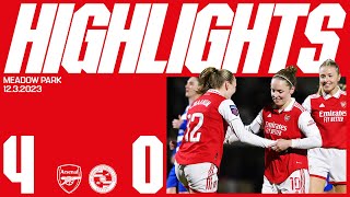 HIGHLIGHTS | Arsenal vs Reading (4-0) | WSL | Little, Maanum and Williamson
