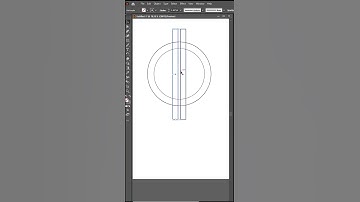 Monogram Logo  design in Illustrator#shorts