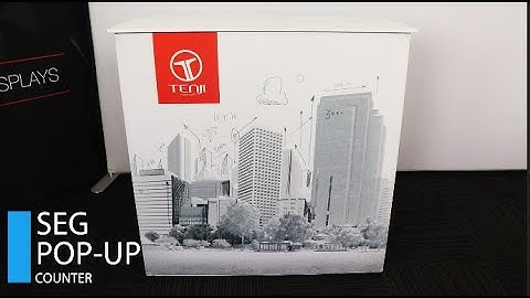 SEG (Silicone Edge Graphic) Pop-up Counter