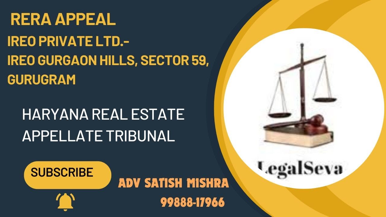 Ireo Gurgaon Hills Haryana RERA Appeal against Gurugram Order