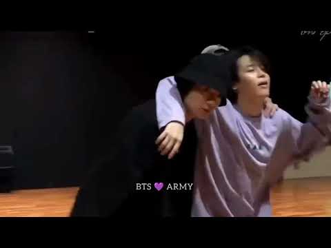 jikook practicing their part in run bts and hobi saying "that's just drunk" 😭😅