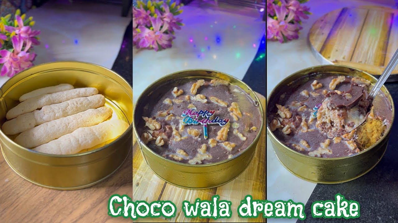 Awla Choco Viral choco wala Dream Cake 🥰 homemade Italian cookies|| lady finger ...