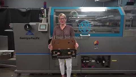 ABC, Model 330T, automatic case erector and bottom tape sealer.