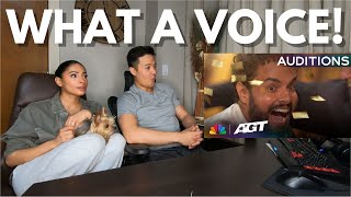 GOLDEN BUZZER: GABRIEL HENRIQUE'S IMPRESSIVE HIGH NOTES STUN SOFIA VERGARA! - AGT (Couple Reacts)