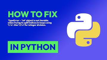 How to fix  TypeError – 