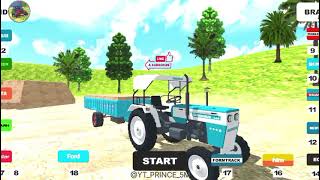 🚜 Indian Tractor Farming Simulator Gameplay | Real Village Farming 🔥#IndianTractor #TractorGame