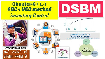 ABC & VED Method - Inventory control || L-2 Chapter-6 DSBM