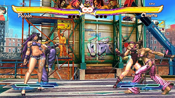 Poison & Juri vs Christie & Cammy! Special Fight Request CPU vs CPU
