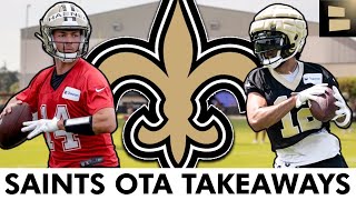 New Orleans Saints OTAs Takeaways On Jake Haener, Taliese Fuaga, Trevor Penning & Taysom Hill