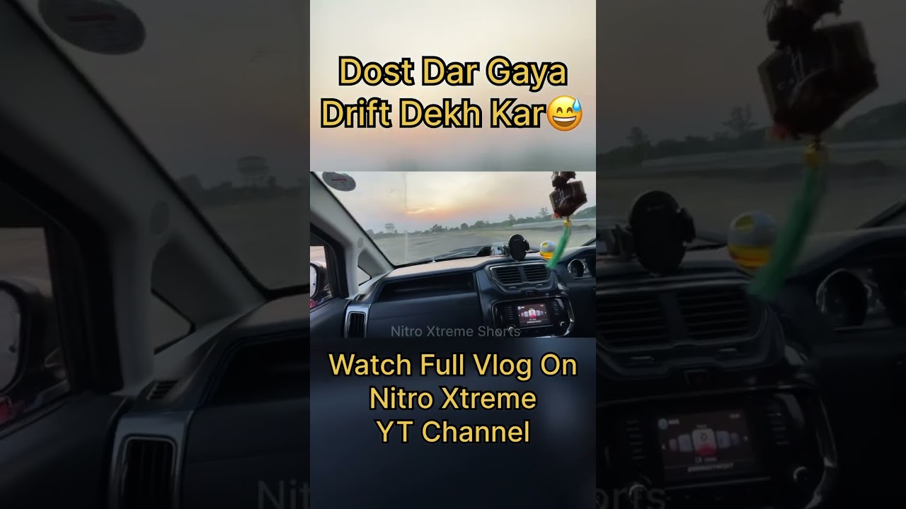 Car Me Drift Mari Aur Dost Dar Gaya || #shorts