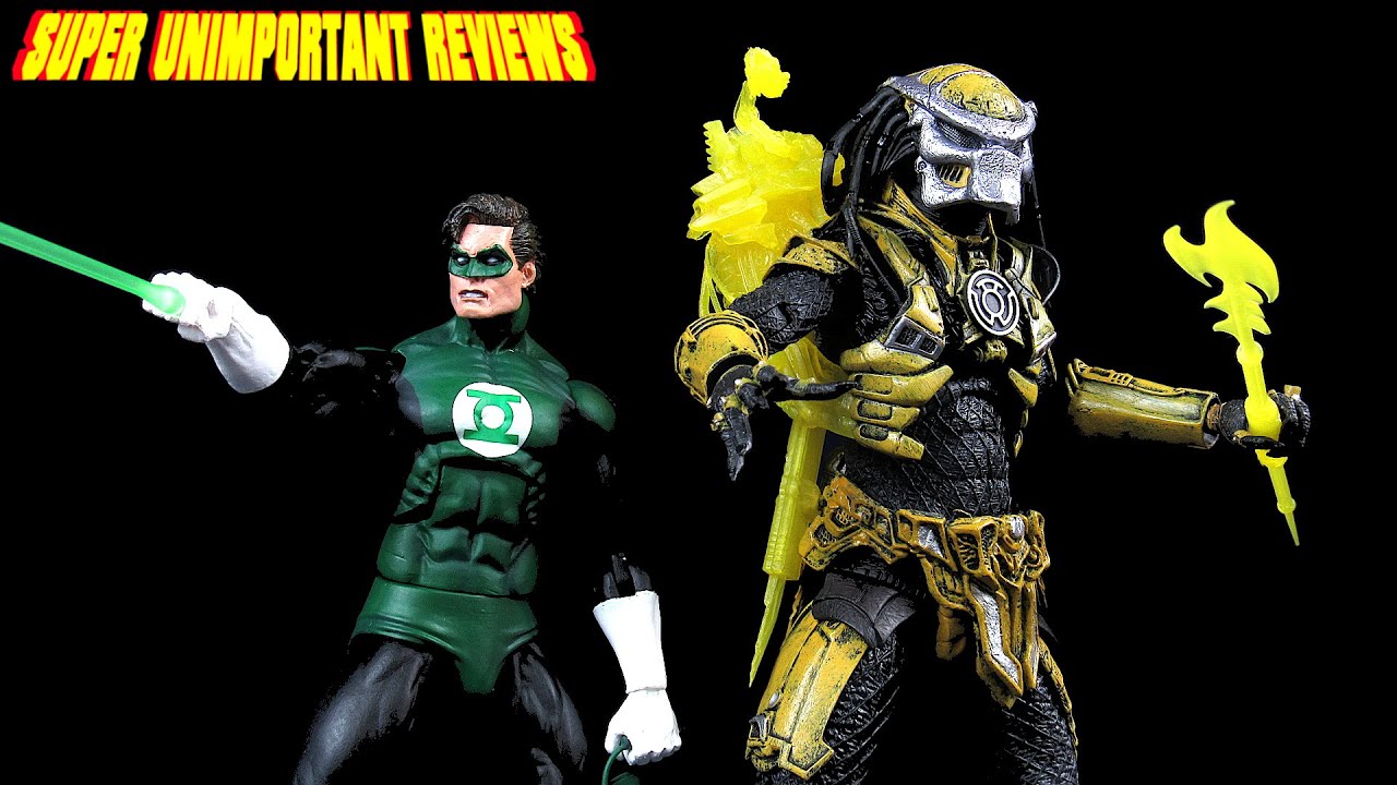 NECA NYCC Green Lantern Vs Predator 2 Pack Set DC Exclusive