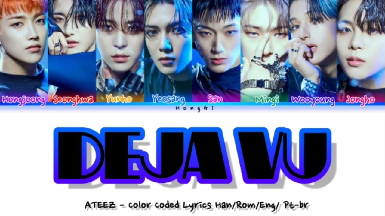 Тхт песня deja vu. ATEEZ deja vu Хонджун. СОНХВА ATEEZ deja vu. Юнхо ATEEZ deja vu. ATEEZ deja vu обои.