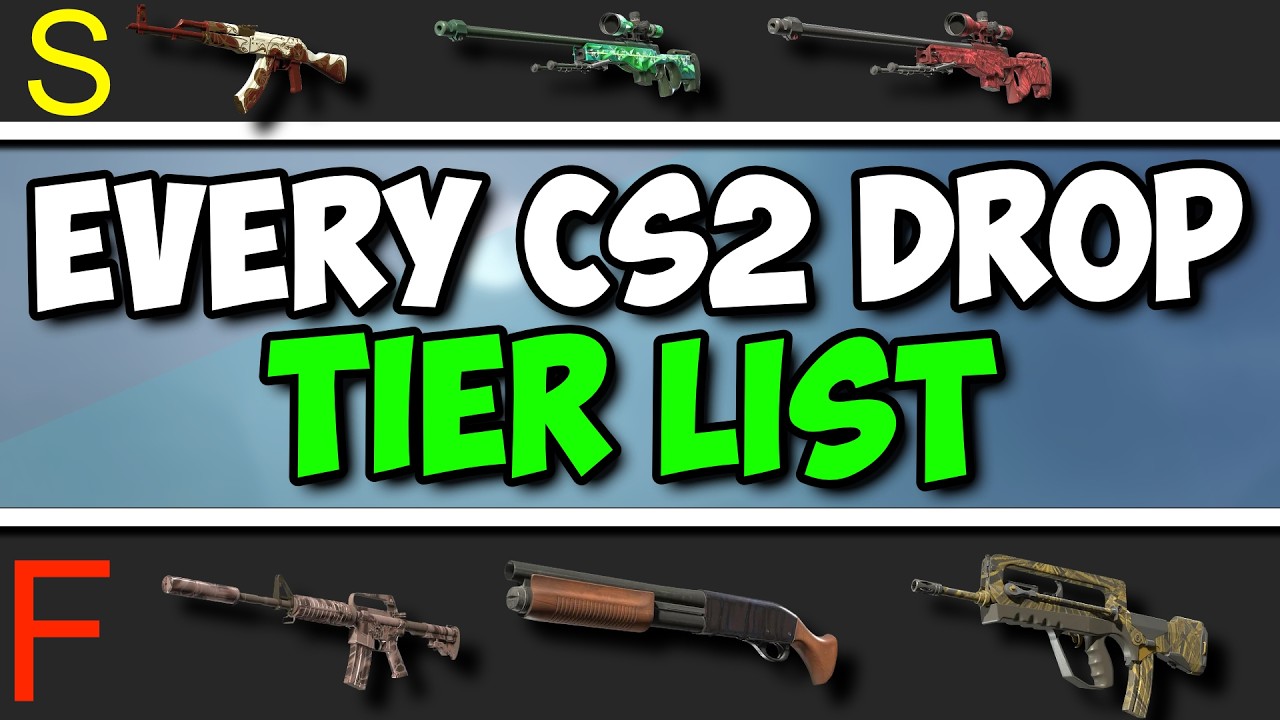 I Tier Listed EVERY Skin In the CS2 Weekly Drop Pool! - YouTube