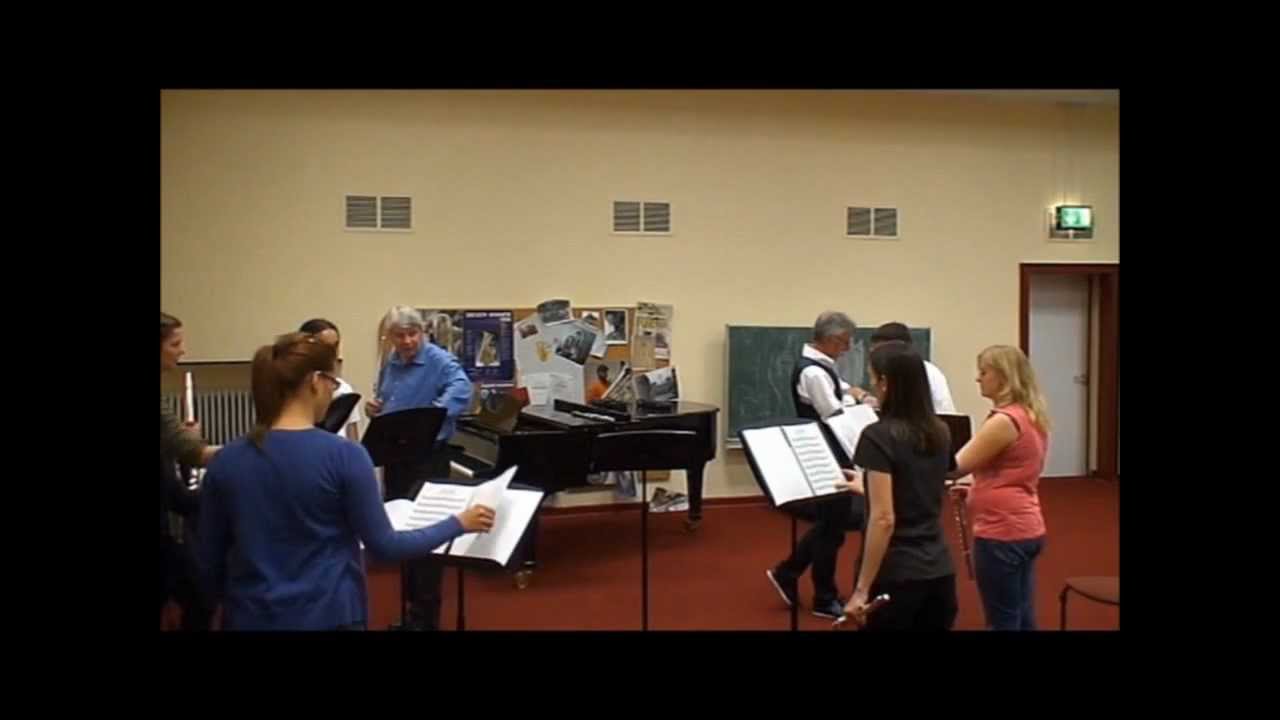 Platonov Study No. 2 Flute Masterclass in Dortmund (Germany), 2012