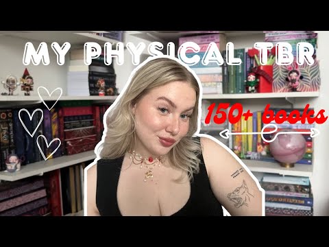 Going over my ENTIRE physical tbr (150+ books)
