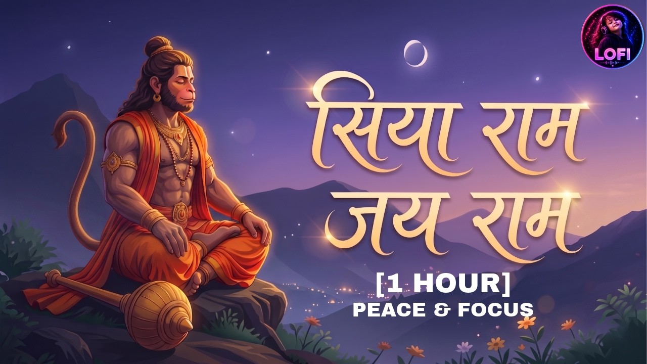 Siya Ram Jai Ram Jai Jai Ram | 1 Hour Loop 🌿 Soulful Lofi for Deep ...