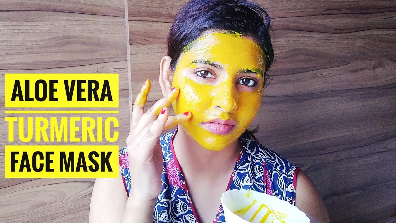 Aloe Vera & Turmeric Face Mask Remove Dark Spots, Black Spots, Suntan, Pigmentation Barsha