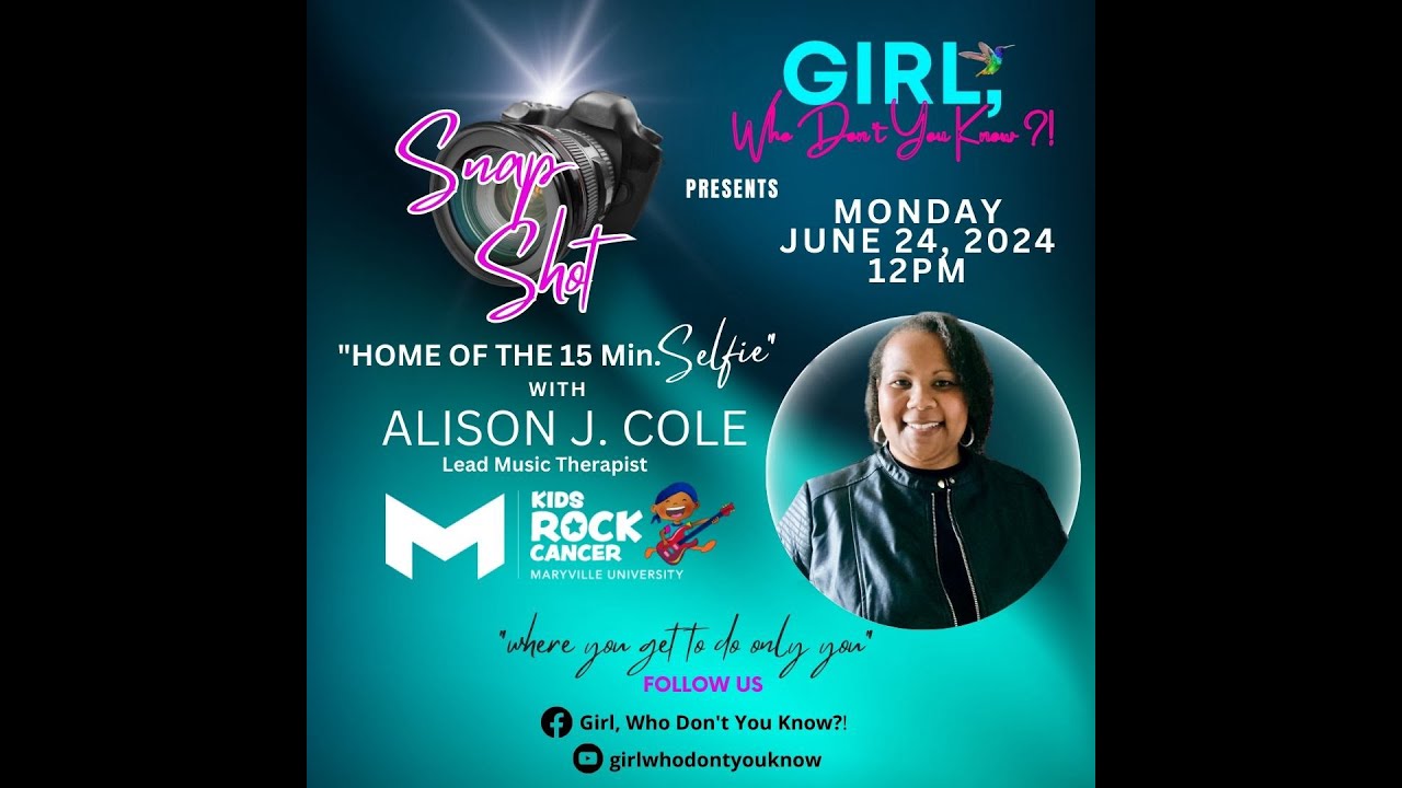 Snap Shot presents Alison J. Cole, Lead Music Therapist