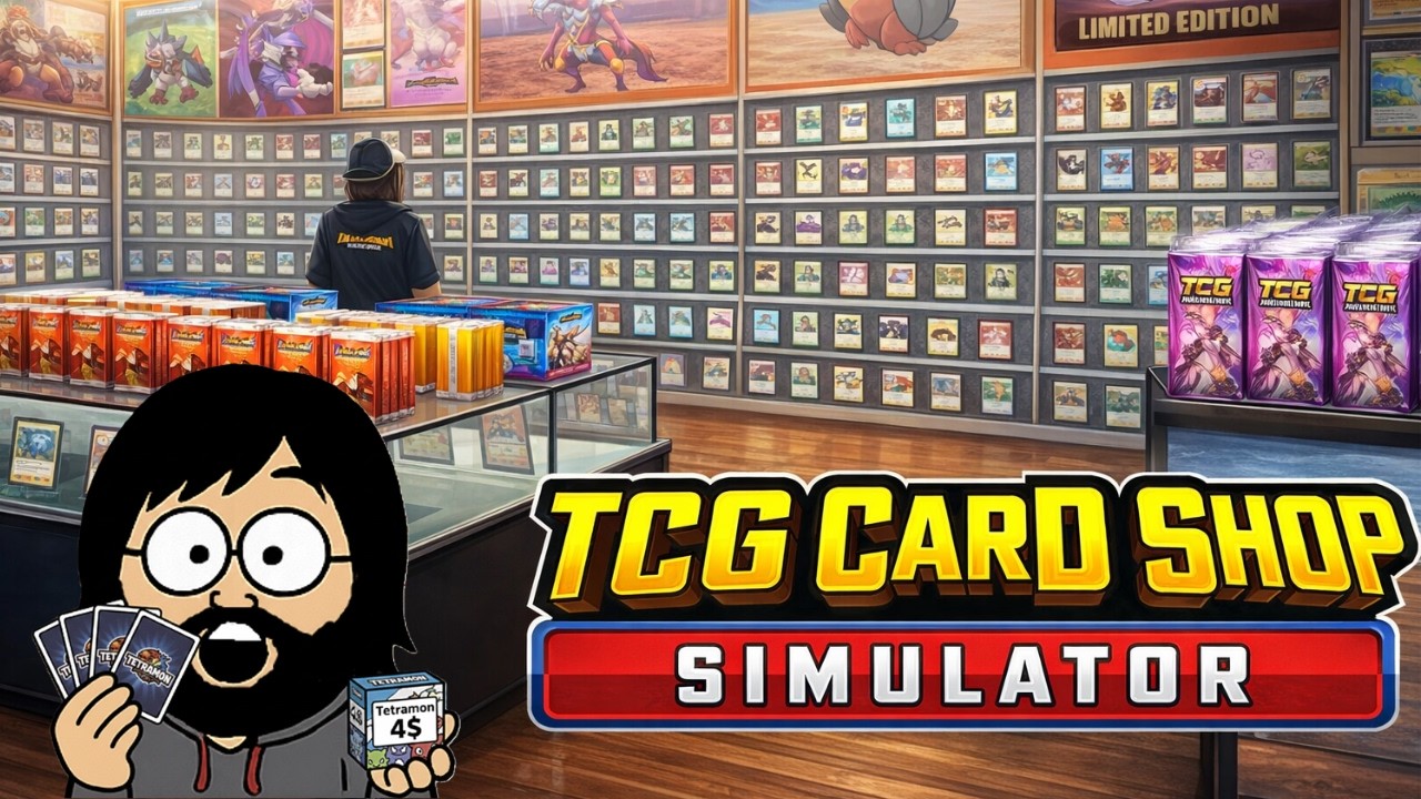VOD : Je gère la vente et j'ouvre des boosters dans TCG Card Shop Simulator
