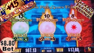 Dragon Of The Eastern Ocean Slot Machine ★$8.80 Max Bet★ BONUS WIN w/RETRIGGERS