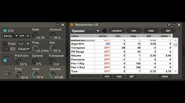 Deep Randomize Ableton Operator