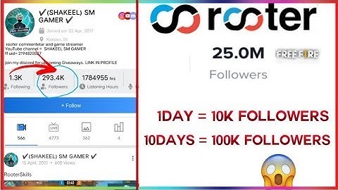 how to increase followers on rooter app|rooter app par follower kaise badhaye| rooter auto followers