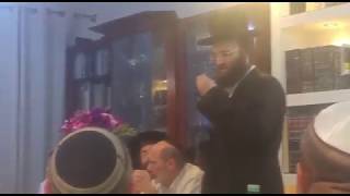 מסיבת יום הולדת לראש עיריית גבעתיים רן קוניק, דברי ברכה מאת הרב אברהם יעקב סלמון רב שטפנשט