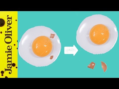 How to Remove Broken Egg Shell | Jamie's 1 Minute Tips