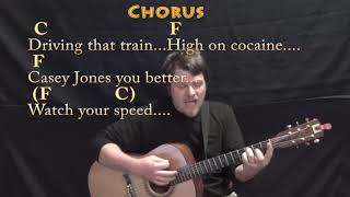 Casey Jones (Grateful Dead) Guitar Cover Lesson with Chords/Lyrics - Munson