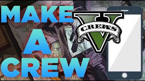 How To Make A Crew On Gta Online!!! (Mobile Tutorial)