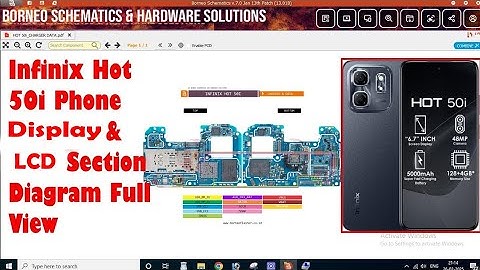 Infinix Hot 50i Phone Display LCD Section Diagram All view step by step ☝🏻☝🏻