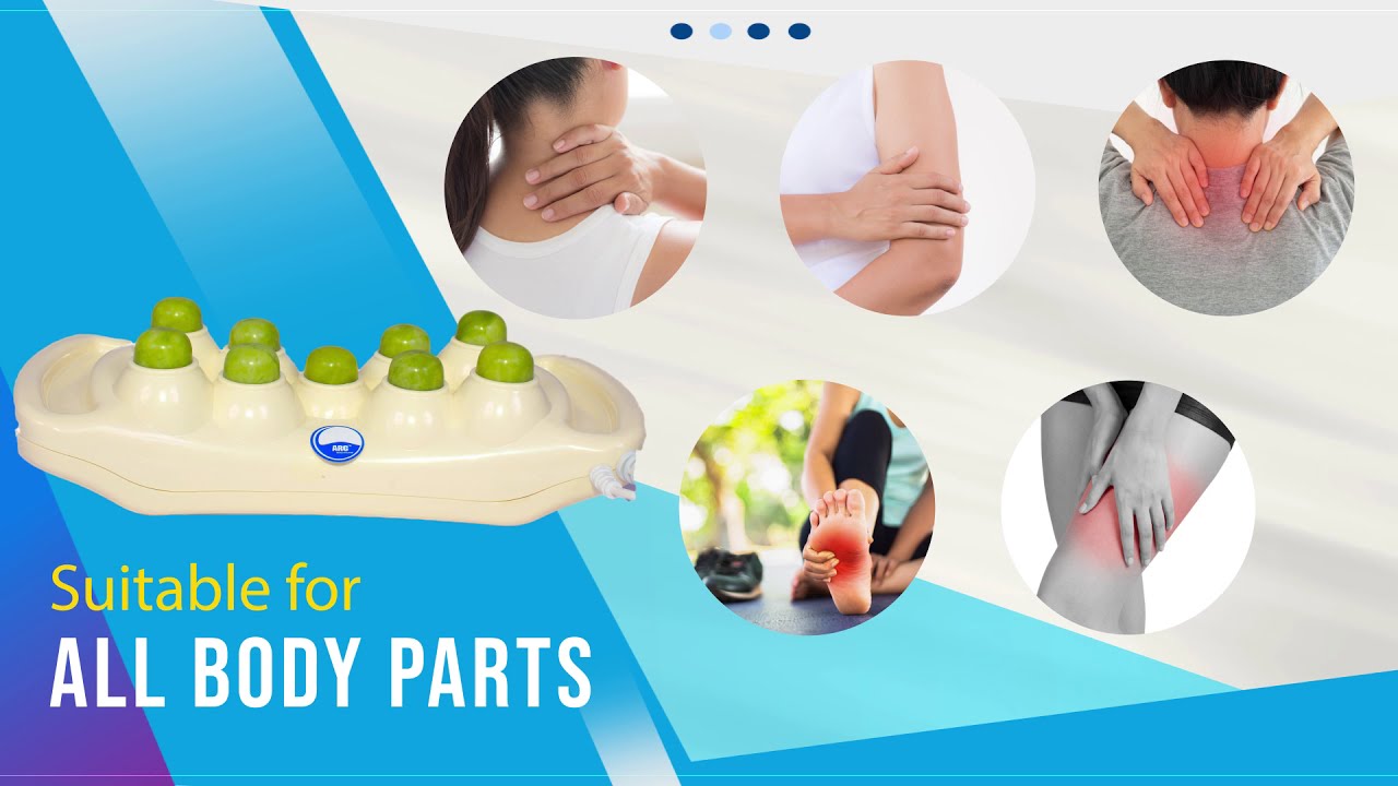 ARG 9 BALL JADE MASSAGER | JADE STONE THERMAL THERAPY PROJECTOR | MASSAGER FOR BODY PAIN RELIEF