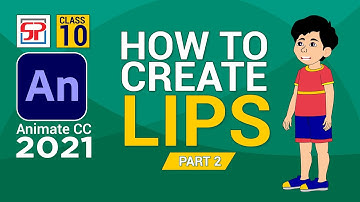 Adobe Animate CC 2021: How to make Cartoon Lips | 2D Animation | Hindi Tutorial | Part 2