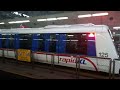 LRT Kelana Jaya Line Alstom Innovia Metro 300 (set 25) arriving and departing at KL Sentral.